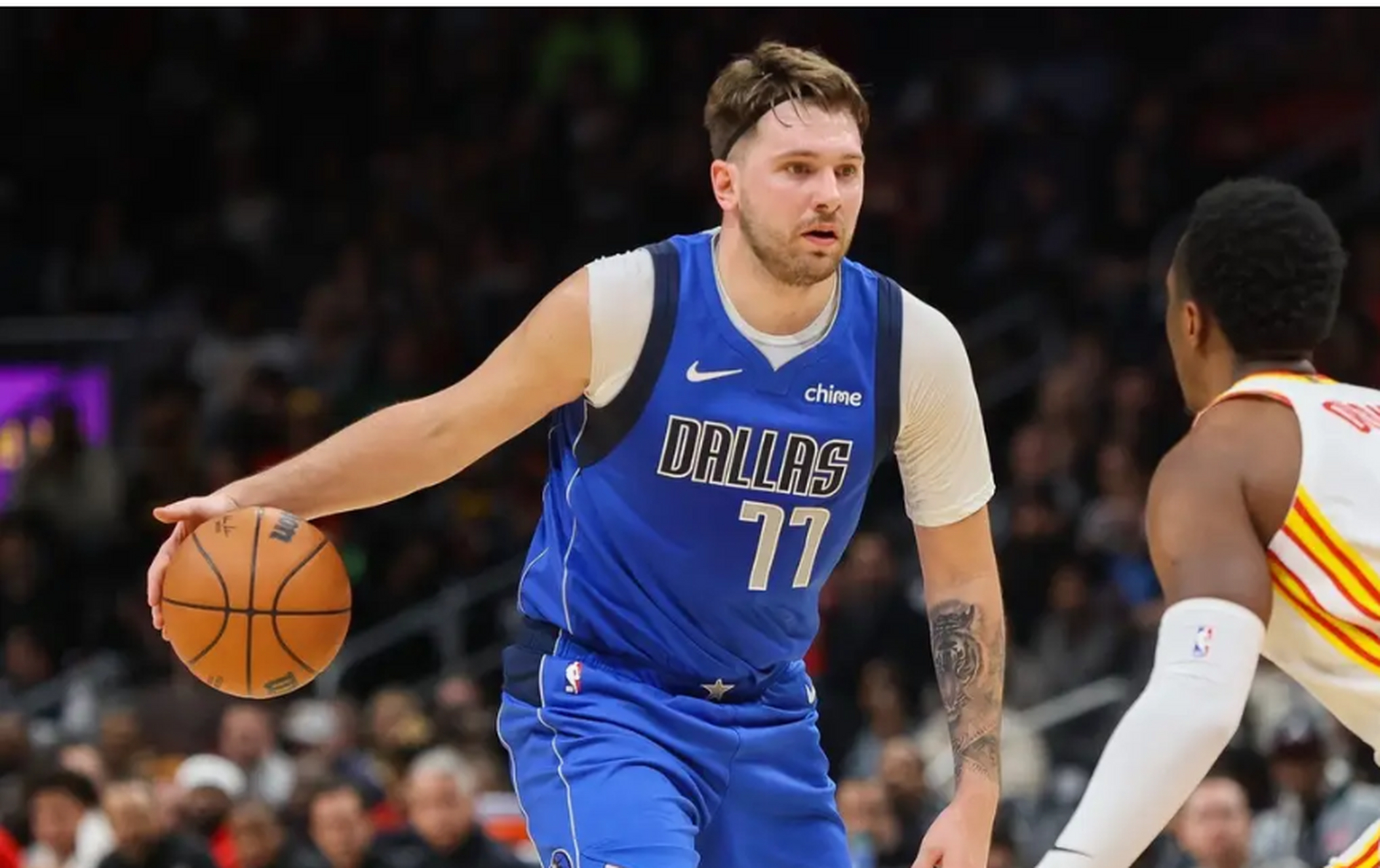 老鹰复出首战，复出首战轰40分状态火爆，东契奇成为焦点！